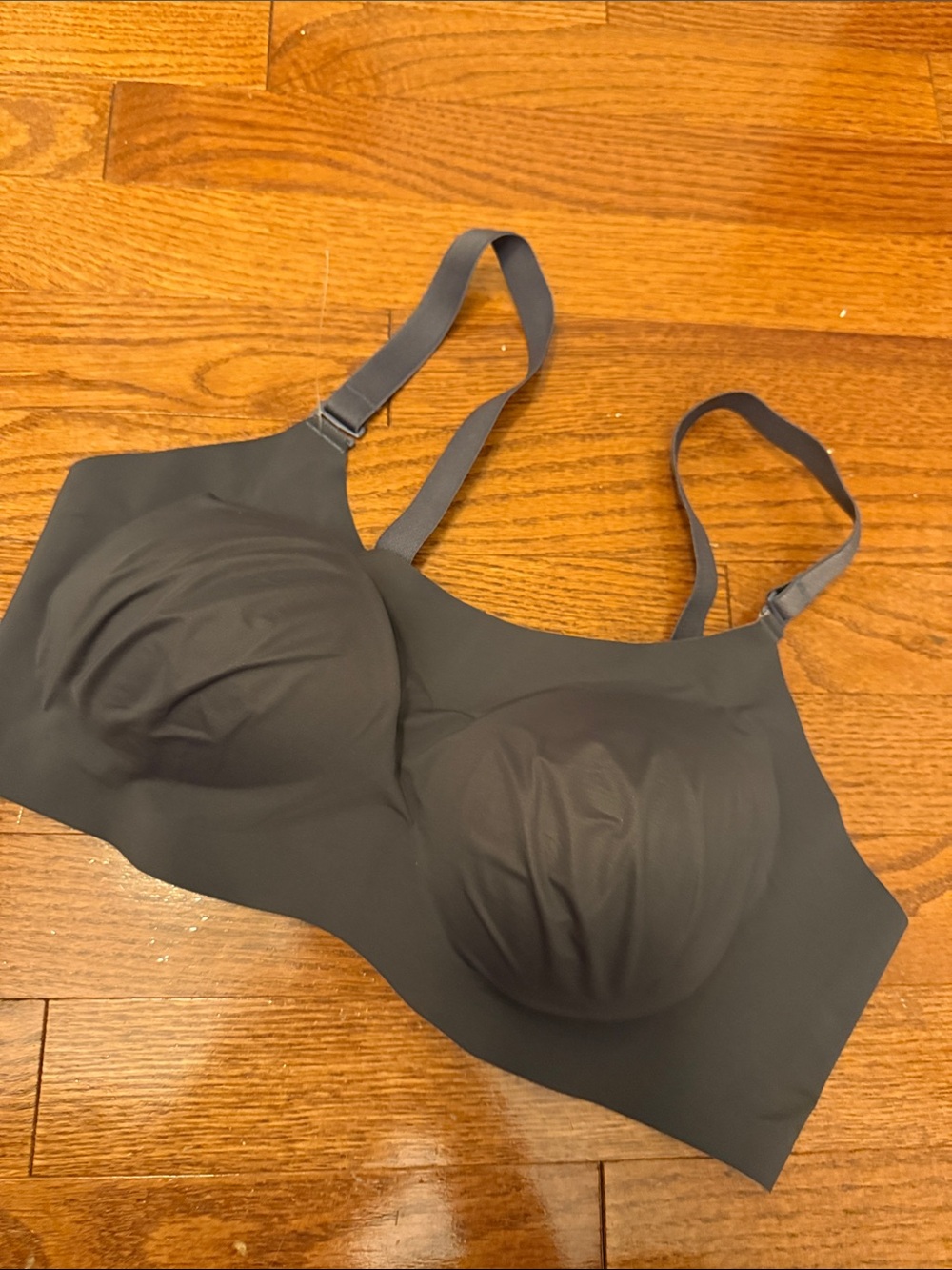 knix evolution 6 Seamless Wireless Molding Bra - grey purple
